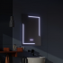 Oglinda LED Rectangulara, 50x70cm, ECLISSA Touch, Sistem Dezaburire, Dimabila [3]