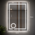 Oglinda LED Rectangulara, 50x70cm, CANTO Touch, Sistem Dezaburire, Dimabila [4]
