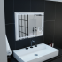 Oglinda LED Rectangulara, 80x60cm, Lumina Rece, CANTO Touch, Sistem Dezaburire, Dimabila [3]