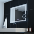Oglinda LED Rectangulara, 80x60cm, Lumina Rece, CANTO Touch, Sistem Dezaburire, Dimabila [4]