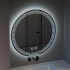 Oglinda LED Rotunda, 70cm, Orhina Touch, Sistem Dezaburire, Dimabila [3]