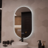 Oglinda LED Ovala 60x80cm Llexort, Touch, Sistem Dezaburire, Dimabila [3]