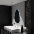 Oglinda LED Organica 80x60cm, Fluido Touch, Sistem Dezaburire, Dimabila [3]