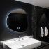 Oglinda LED Organica 60x60cm, Duna Touch, Sistem Dezaburire, Dimabila [3]