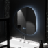 Oglinda LED Organica 60x60cm, Duna Touch, Sistem Dezaburire, Dimabila [4]