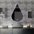Oglinda LED Touch River, 52W, Sistem Dezaburire, 80X120cm, Forma de Picatura [4]