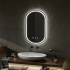 Oglinda LED Touch ONIRA Sistem Dezaburire, Ceas si Temperatura 50x80 cm [3]