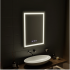 Oglinda LED Touch MODENA Sistem Dezaburire, Ceas si Temperatura 60x80 cm [3]