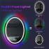 Oglinda LED Rotunda, 60cm, Celeste MotionGlow Marcello, Lumina RGB, Boxa Bluetooth, Sistem Dezaburire, Ceas & Termometru, Dimabila 60X60BTRGB [3]