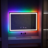 Oglinda LED Rectangulara 120x80cm Verite MotionGlow Marcello, Sistem Dezaburire, Ceas & Termometru, Dimabila W09/120X80BTRGB [3]