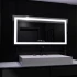 Oglinda LED Rectangulara, 160x80cm, Verite MotionGlow Marcello, Sistem Dezaburire, Ceas & Termometru, Dimabila [4]