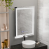 Oglinda LED Rectangulara, 75x90cm, Verite MotionGlow Marcello, Sistem Dezaburire, Ceas & Termometru, Dimabila [4]