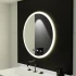 Oglinda LED Rotunda 60cm Giulia Senzor MotionGlow Marcello Sistem Dezaburire Ceas & Termometru Dimabila [3]