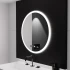 Oglinda LED Rotunda GIULIA, 70cm, senzor MotionGlow, Sistem Dezaburire, Ceas & Termometru, Dimabila, Marcello Funghi [3]