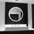 Oglinda LED Rotunda GIULIA, 70cm, senzor MotionGlow, Sistem Dezaburire, Ceas & Termometru, Dimabila, Marcello Funghi [4]