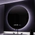 Oglinda LED Rotunda, 70cm, Serenite MotionGlow Marcello, Sistem Dezaburire, Ceas & Termometru, Dimabila [3]
