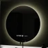 Oglinda LED Rotunda, 80cm, Serenite MotionGlow Marcello, Sistem Dezaburire, Ceas & Termometru, Dimabila [2]