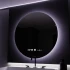 Oglinda LED Rotunda, 80cm, Serenite MotionGlow Marcello, Sistem Dezaburire, Ceas & Termometru, Dimabila [3]