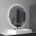 Oglinda LED 60cm, POLIGON Senzor MotionGlow Marcello, Sistem Dezaburire, Ceas & Termometru, Dimabila [3]