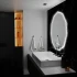 Oglinda LED 60cm, POLIGON Senzor MotionGlow Marcello, Sistem Dezaburire, Ceas & Termometru, Dimabila [4]