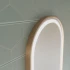 Oglinda LED Ovala, 50x80cm, Roven Senzor MotionGlow Marcello, Sistem Dezaburire, Ceas & Termometru, Dimabila [4]