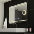Oglinda LED Rectangulara, 80x60cm, Stile MotionGlow Marcello, Sistem Dezaburire, Ceas & Termometru, Lupa Cosmetica, Dimabila [4]