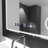 Oglinda LED Rectangulara, 80x60cm, Riflesso MotionGlow Marcello, Sistem Dezaburire, Ceas & Termometru, Lupa Cosmetica, Dimabila [2]