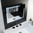 Oglinda LED Rectangulara, 80x60cm, Rayonnement MotionGlow Marcello, Sistem Dezaburire, Ceas & Termometru, Dimabila [4]