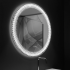 Oglinda LED Rotunda Nexos, 60cm, 24W, Lumina Calda/ Rece/ Neutra, Senzor, Sistem Dezaburire, Ceas, Dimabila [3]