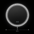 Oglinda LED Rotunda Nexos, 60cm, 24W, Lumina Calda/ Rece/ Neutra, Senzor, Sistem Dezaburire, Ceas, Dimabila [4]