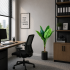 Planta Artificiala Copac Tip Bananier, 130 cm, 6 frunze, Verde, cu Ghiveci [2]