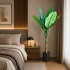 Planta Artificiala Copac Tip Bananier, 130 cm, 6 frunze, Verde, cu Ghiveci [3]