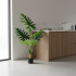 Planta Artificiala Tip Filodendron, 6 frunze, 120 cm, Verde [2]