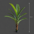 Planta Artificiala Copac Tip Palmier Regal, 180 cm, 10 frunze, Verde, cu Ghiveci [4]