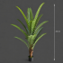Planta Artificiala Copac Tip Palmier Regal, 200 cm, 15 frunze, Verde, cu Ghiveci [4]