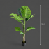Planta Artificiala Tip Monstera Deliciosa, 8 frunze, 140 cm, Verde [4]