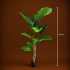 Planta Artificiala Tip Monstera Deliciosa, 11 frunze, 160 cm, Verde [4]