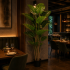 Planta Artificiala Tip Monstera Deliciosa, 17 frunze, 220 cm, Verde [2]
