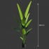 Planta Artificiala Tip Strelitzia Nicolai(Pasarea Paradisului), 220 cm, 13 frunze, Verde [4]