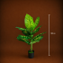 Planta Artificiala Tip Dieffenbachia, 100 cm, Verde [4]