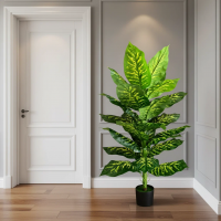 Planta Artificiala Tip Dieffenbachia, 150 cm, Verde