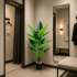 Planta Artificiala Tip Alocasia, 12 frunze, 150 cm, Verde [3]