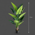 Planta Artificiala Tip Alocasia, 14 frunze, 170 cm, Verde [4]