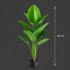 Planta Artificiala Tip Strelitzia, 160 cm, 12 frunze, Verde [4]