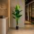Planta Artificiala Tip Strelitzia, 180 cm, 15 frunze, Verde [2]