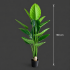 Planta Artificiala Tip Strelitzia, 180 cm, 15 frunze, Verde [4]