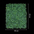 Planta Artificiala Panou de Gard Viu cu Frunze Rotunde, 40 x 60 cm, Verde [3]