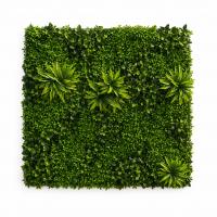 Planta Artificiala Panou de Gard Viu Cimisir, 100 x 100 cm, Verde