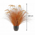 Planta Artificiala Iarba Ornamentala Tip Coada de Vulpe, 100 cm, Iarba Curbata cu Spice, Galben si Portocaliu, Fara Ghiveci [3]
