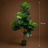 Planta Artificiala Copac Tip Ficus, 3 brate, 154 cm, Verde, cu Ghiveci [4]